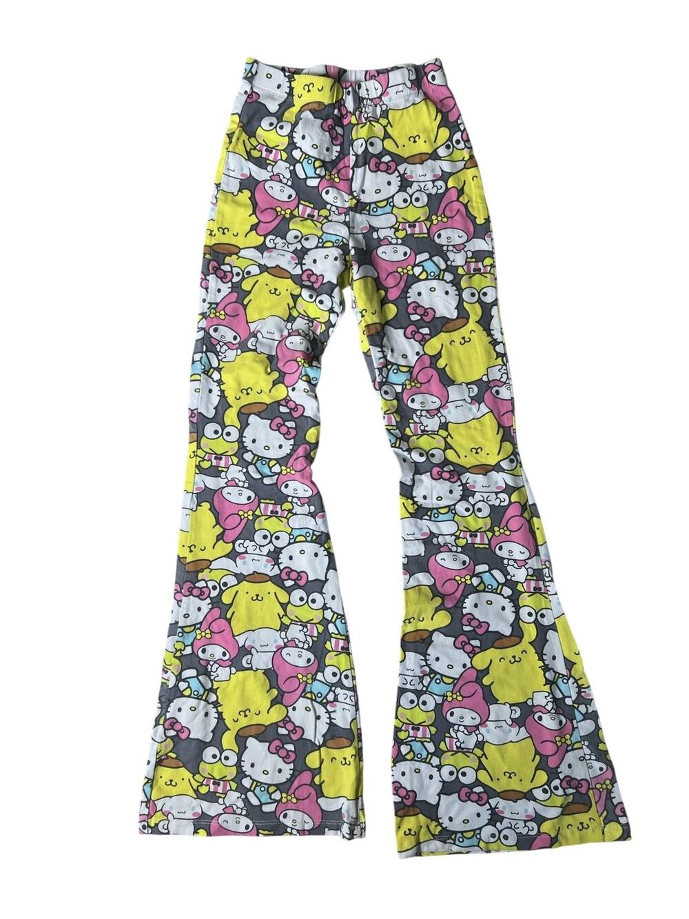 Sanrio Leggings Womens XS Multicolor Ankle Hello Kitty Friends Cotton Spandex